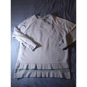 Nike Long Versa Vented‎ Hem Pullover Crew Neck Sweater Womens Size Medium EUC